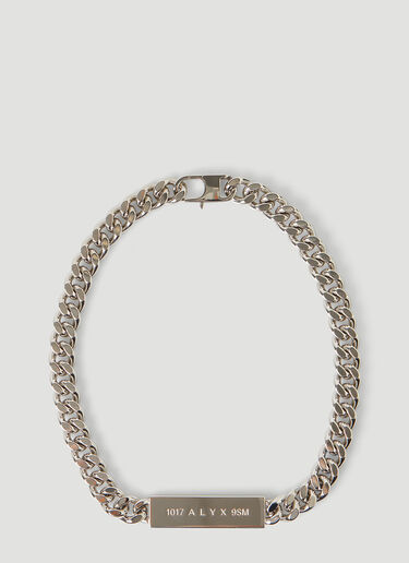 1017 ALYX 9SM ID Necklace Silver aly0145044