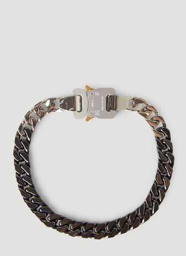 Two-Tone Signature Buckle Necklace 1017 ALYX 9SM Two-Tone Signature Buckle Necklace Black aly0245036