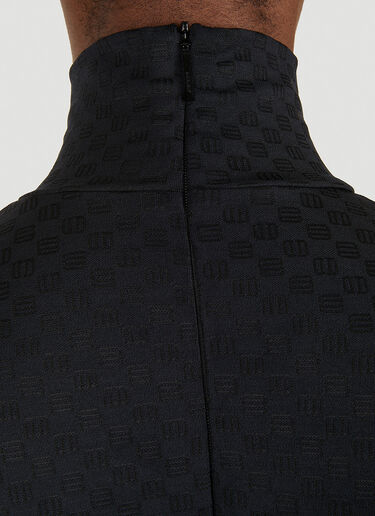 Roll Neck Cropped Top Ambush Roll Neck Cropped Top Black amb0250003