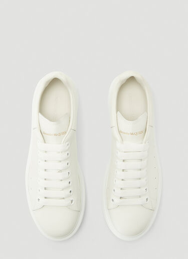 Alexander McQueen Leather Sneakers White amq0142031