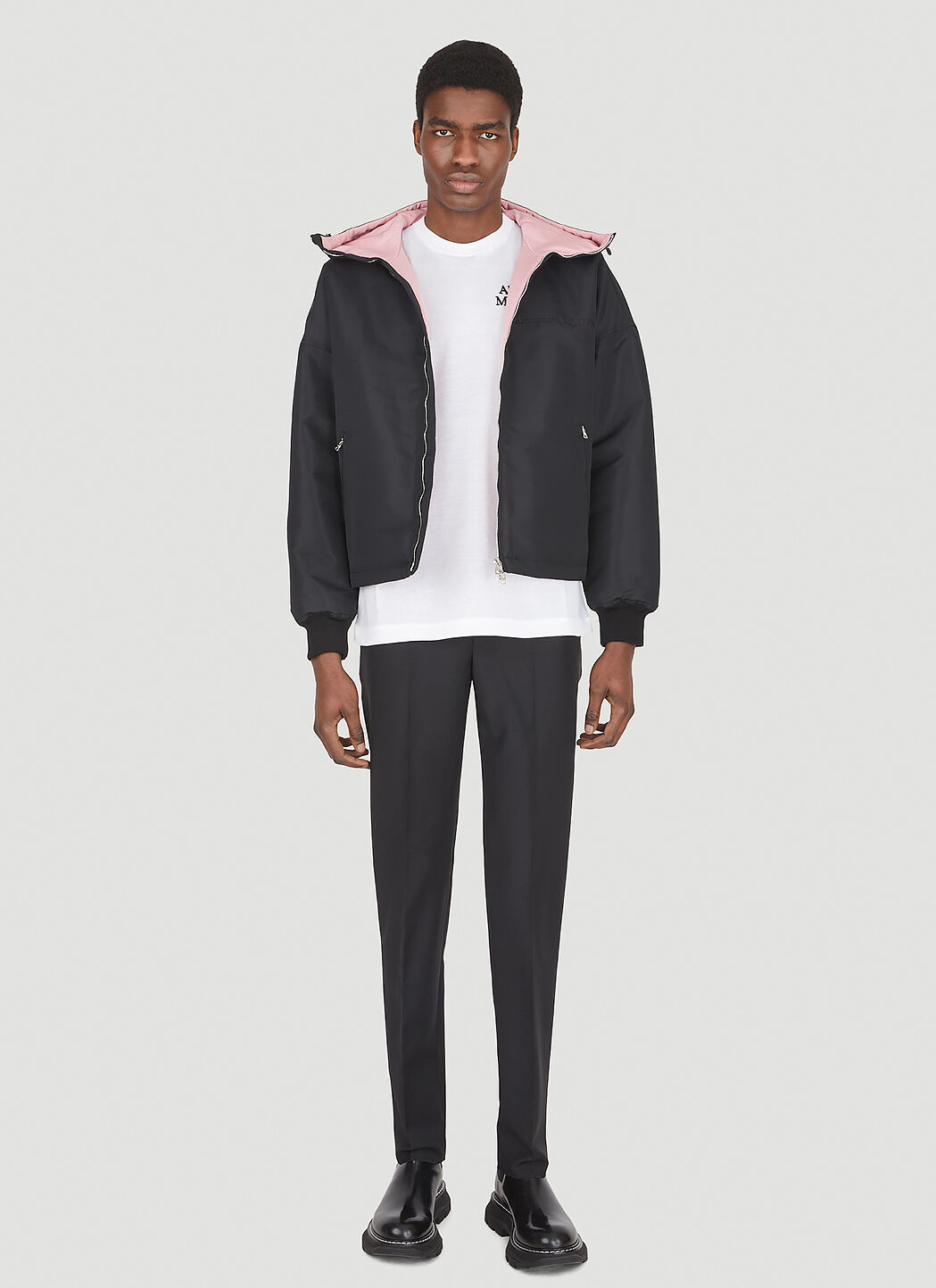 Alexander McQueen Hooded Windbreaker Jacket | LN-CC