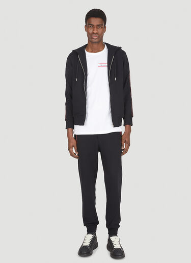Alexander McQueen Logo Tape Track Pants Black amq0147017