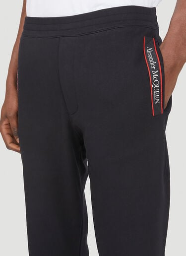 Logo Tape Track Pants Alexander McQueen Logo Tape Track Pants Black amq0147017