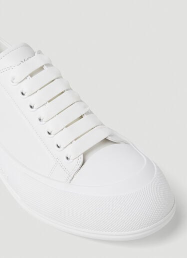Deck Plimsoll Sneakers Alexander McQueen Deck Plimsoll Sneakers White amq0149027