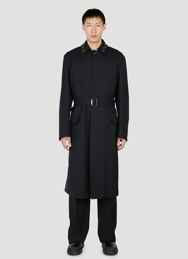 Eyelet Trench Coat Alexander McQueen Eyelet Trench Coat Black amq0151017