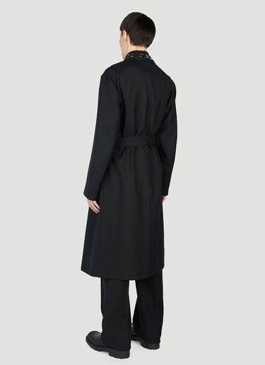 Eyelet Trench Coat Alexander McQueen Eyelet Trench Coat Black amq0151017