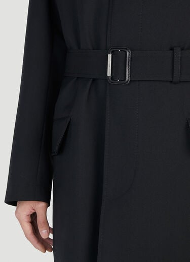 Eyelet Trench Coat Alexander McQueen Eyelet Trench Coat Black amq0151017