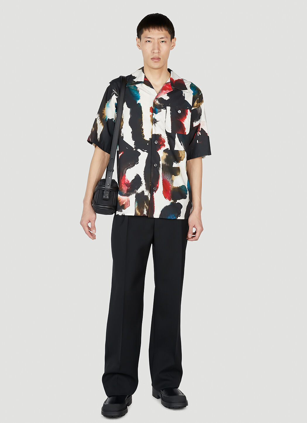 Alexander McQueen Watercolour Hawaiian Shirt | LN-CC