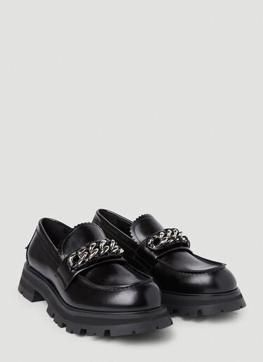 Alexander McQueen 원더 체인 로퍼 블랙 amq0151053
