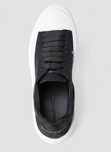 デッキプリムソール Alexander McQueen デッキプリムソール ブラック amq0151066