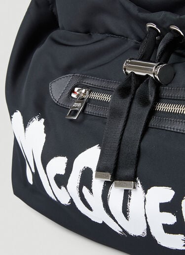 Bundle Drawstring Medium Shoulder Bag Alexander McQueen Bundle Drawstring Medium Shoulder Bag Black amq0247048