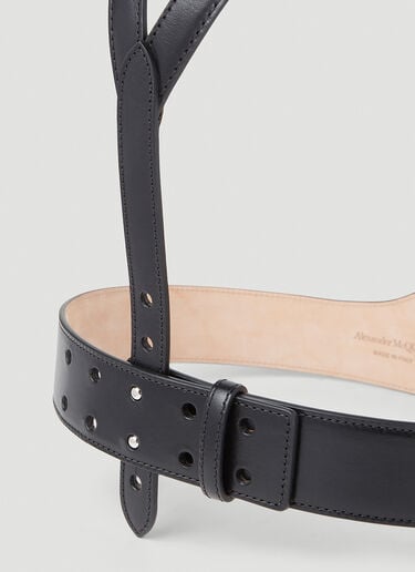 하네스 벨트 Alexander McQueen 하네스 벨트 블랙 amq0251016