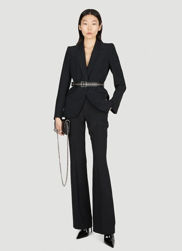 Narrow Bootcut Pants Alexander McQueen Narrow Bootcut Pants Black amq0251037