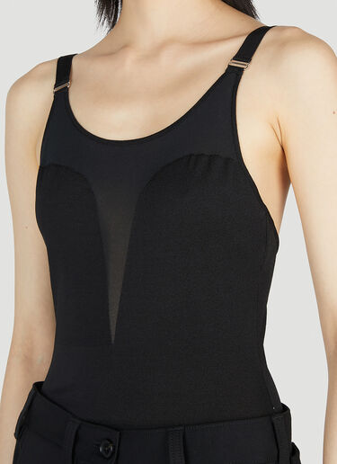 Corset Bodysuit Alexander McQueen Corset Bodysuit Black amq0252033