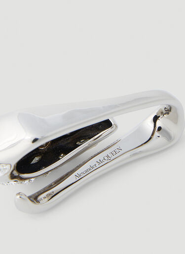 Alexander McQueen 게이즈 링 실버 amq0252039