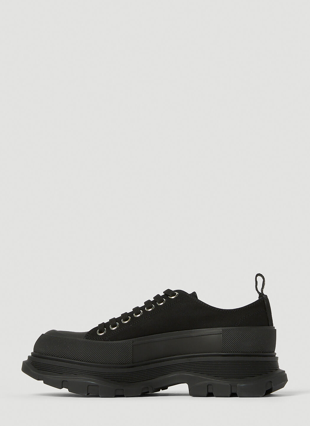 Alexander McQueen Women's' Tread Slick Sneakers in Black