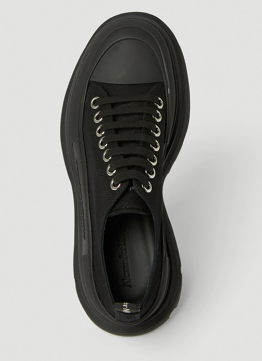 Alexander McQueen Women's' Tread Slick Sneakers in Black