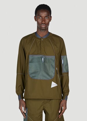 And Wander Breath Jacket Khaki anw0152006