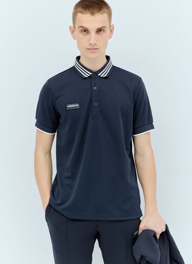 Logo Patch Polo Shirt adidas Originals by SPZL Logo Patch Polo Shirt Navy aos0157006