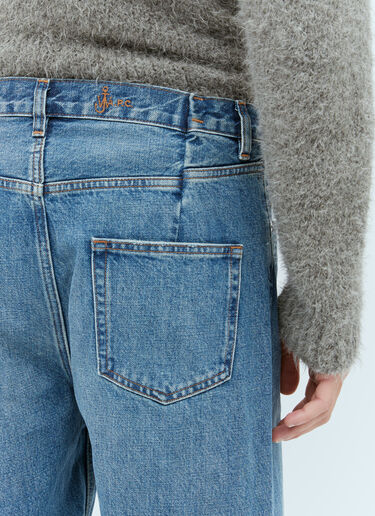 A.P.C. x JWA 锥形做旧牛仔裤  蓝色 apc0154009