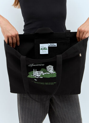xJJJJound Tote Bag A.P.C. xJJJJound Tote Bag Black apc0157031