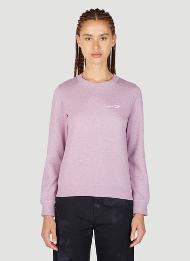Item F Sweatshirt A.P.C. Item F Sweatshirt Lilac apc0251012