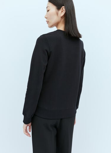 로고 프린트 스웨트셔츠 A.P.C. 로고 프린트 스웨트셔츠 블랙 apc0254003