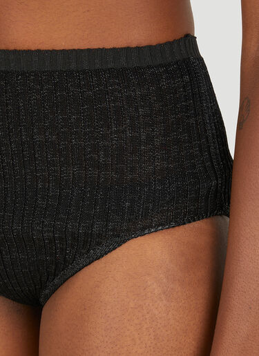 Emma Knit Shorts A. ROEGE HOVE Emma Knit Shorts Black arh0249005