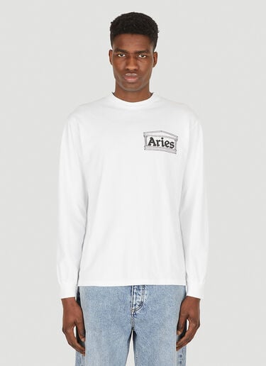 Aries Happy Dude Sweatshirt White ari0148004