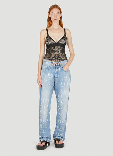 Fleur Lace Bodysuit Aries Fleur Lace Bodysuit Black ari0250001