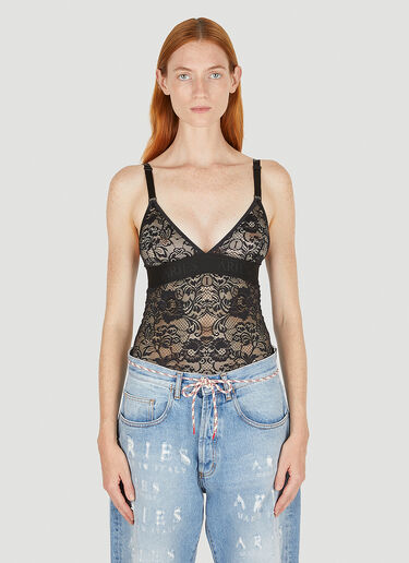 Fleur Lace Bodysuit Aries Fleur Lace Bodysuit Black ari0250001