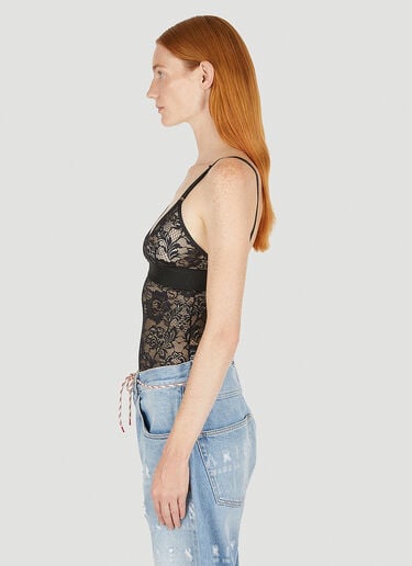 Fleur Lace Bodysuit Aries Fleur Lace Bodysuit Black ari0250001