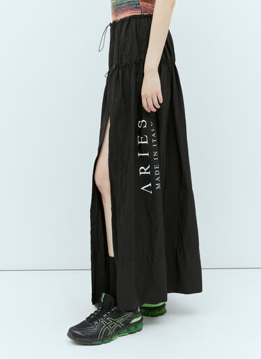 Aries 조절끈이 달린 스노우 스커트  블랙 ari0254008