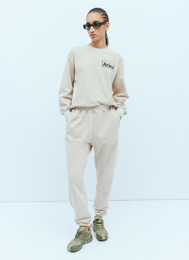 Premium Temple Sweatshirt Aries Premium Temple Sweatshirt Beige ari0254014