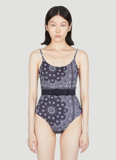 St Tropez Bandana Print Swimsuit Arizona Love St Tropez Bandana Print Swimsuit Black arz0253008