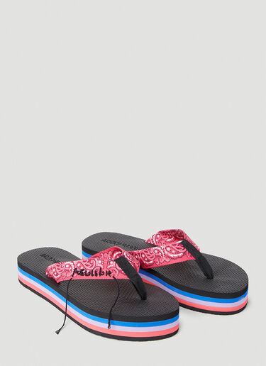 Paisley Print Flip Flops Arizona Love Paisley Print Flip Flops Red arz0253009