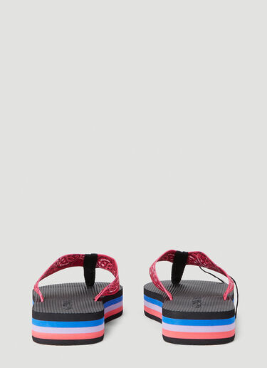 Paisley Print Flip Flops Arizona Love Paisley Print Flip Flops Red arz0253009