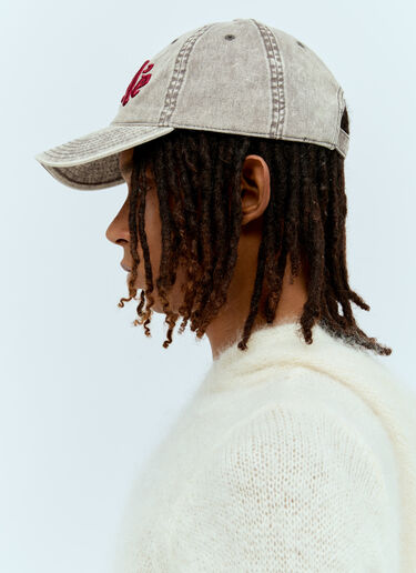 Logo Embroidery Baseball Cap Aaron Esh Logo Embroidery Baseball Cap Grey ash0154010