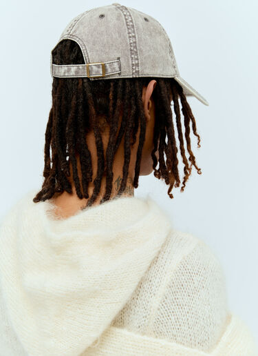 Logo Embroidery Baseball Cap Aaron Esh Logo Embroidery Baseball Cap Grey ash0154010