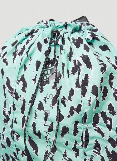 로고 프린트 벨트 백 adidas by Stella McCartney 로고 프린트 벨트 백 라이트 그린 asm0247021