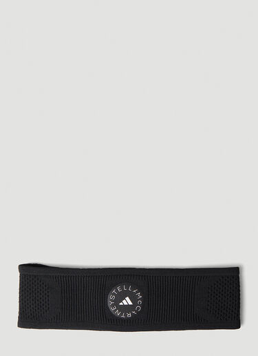 adidas by Stella McCartney 로고 헤드밴드 블랙 asm0249003