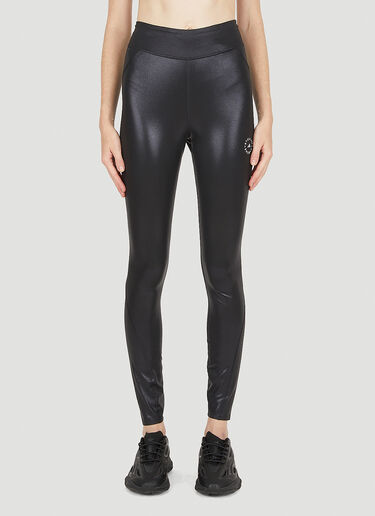 Logo Print Leggings adidas by Stella McCartney Logo Print Leggings Black asm0250020