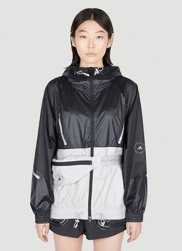 투 톤 윈드브레이커 adidas by Stella McCartney 투 톤 윈드브레이커 블랙 asm0251002