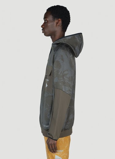Graphic Print Hooded Jacket adidas Terrex x And Wander Graphic Print Hooded Jacket Khaki ata0152003