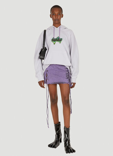 Logo Print Hooded Sweatshirt AVAVAV Logo Print Hooded Sweatshirt Lilac ava0250009