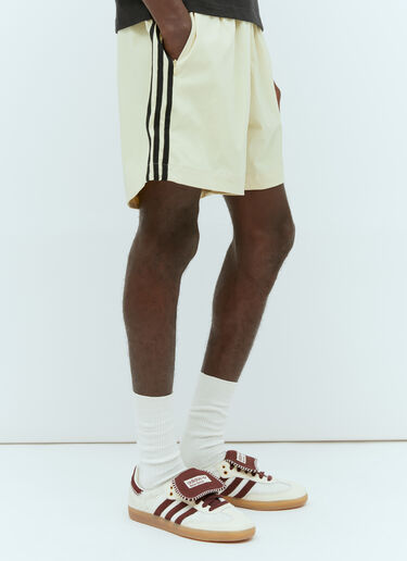adidas by Wales Bonner 徽标刺绣运动短裤 米色 awb0354001