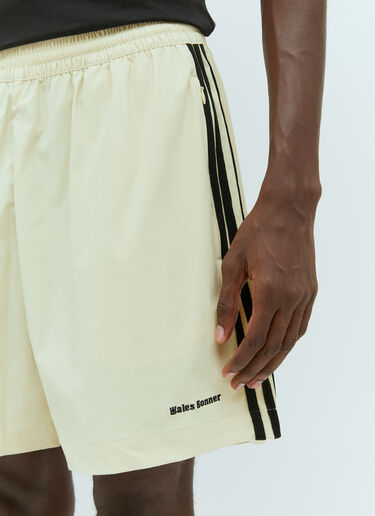 adidas by Wales Bonner 徽标刺绣运动短裤 米色 awb0354001