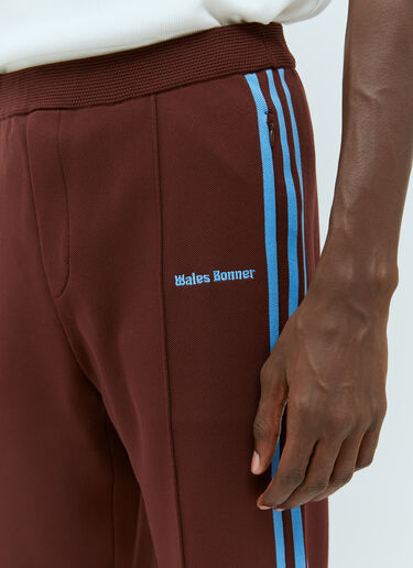 徽标刺绣运动裤 adidas by Wales Bonner 徽标刺绣运动裤 棕色 awb0354002