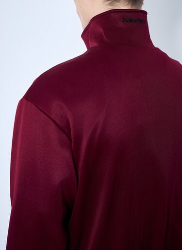 Track Zip-Up Sweatshirt adidas by Wales Bonner Track Zip-Up Sweatshirt Burgundy awb0359026