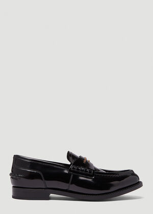 Alexander Wang Logo Slip-on Shoes Black awg0245032